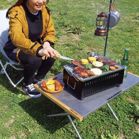 Mini Japanese Konro BBQ with lift up Grill